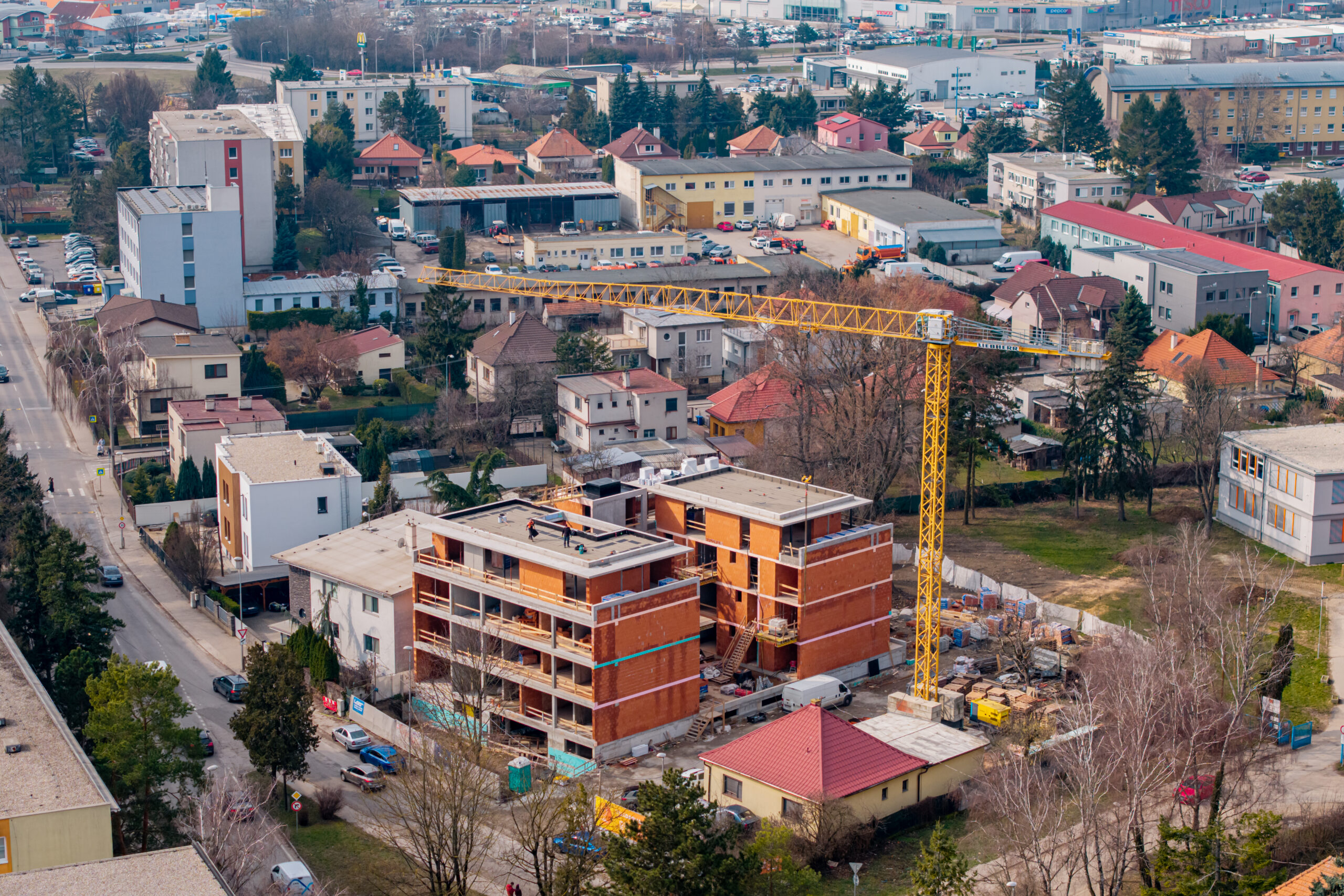 Villa Dagmara – priebeh výstavby